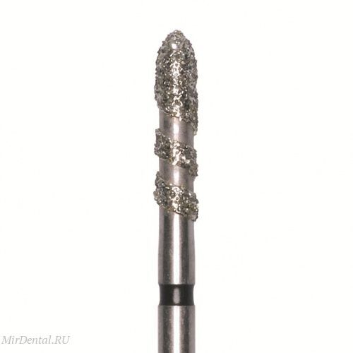 Бор алмазный 868 018 FG, черный, 5 шт. Форма: цилиндр с заостренным концом