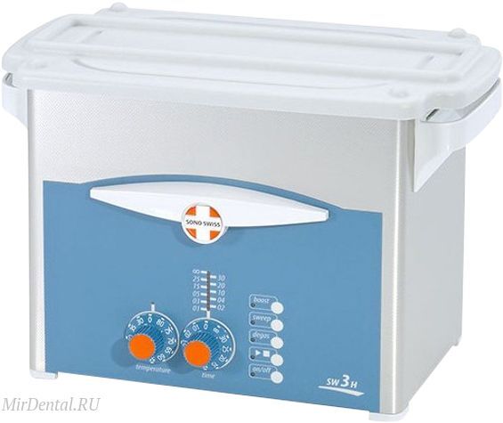 SW 3H - ультразвуковая ванна c режимом нагрева, 2.75 л