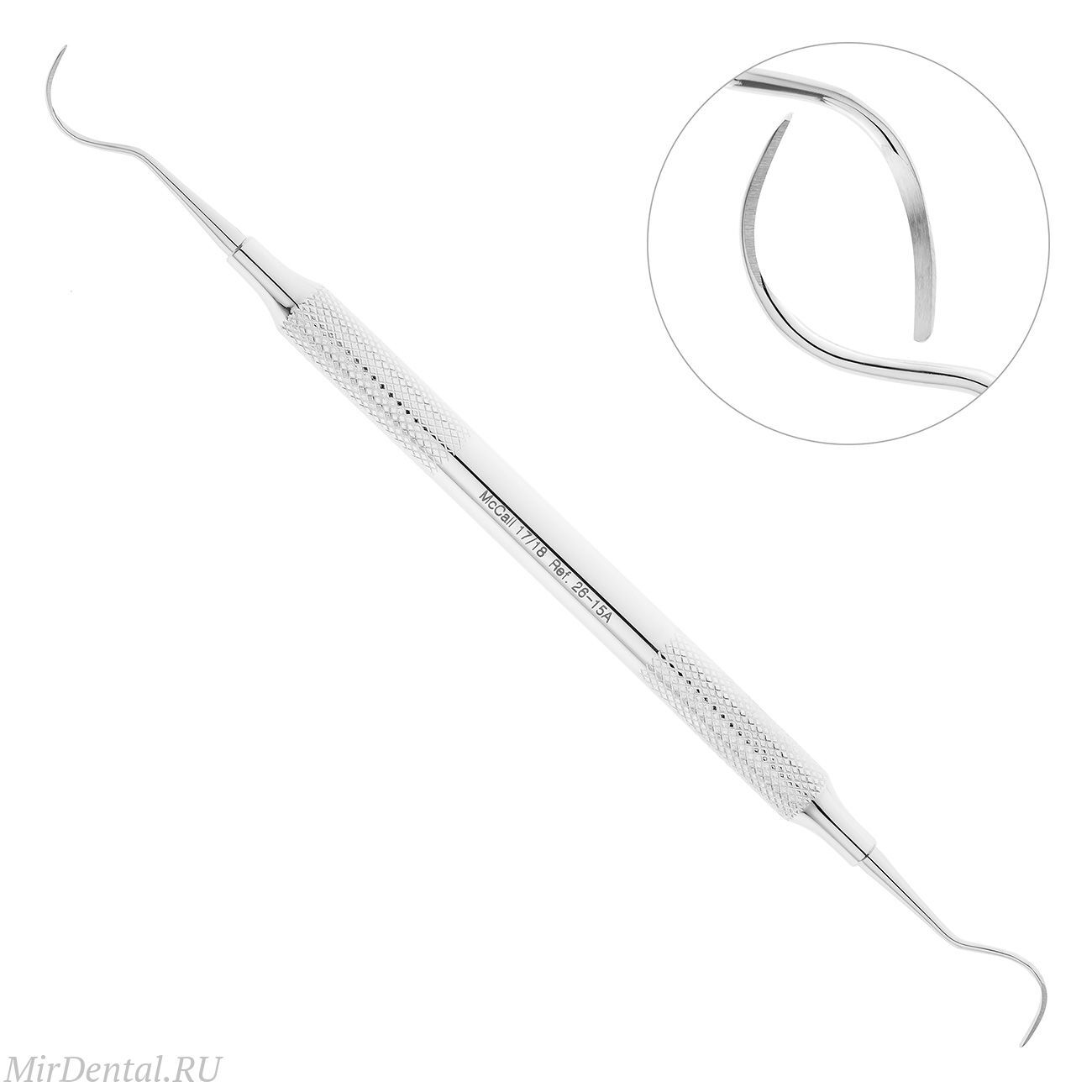 Скейлер парадонтологический McCall, форма 17/18, ручка диаметр 8 мм, 26-15A*