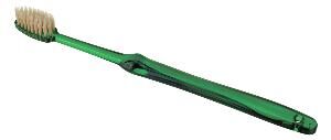 Smart Miswak зубная щётка с щетиной, пропитанной порошком мисвака, зеленая
