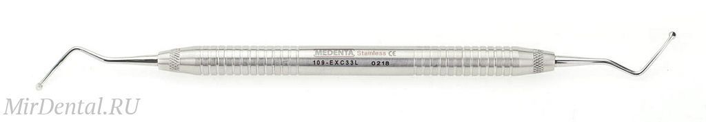 Экскаватор двухсторонний 33L (2 мм), ручка полая 8 мм