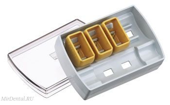 Набор MICRO-Retro (желтый) - комплект насадок для микрохирургии ,3 насадки P14D, P15-LD, P15-RD, 3 ключа, автоклавируемый бокс