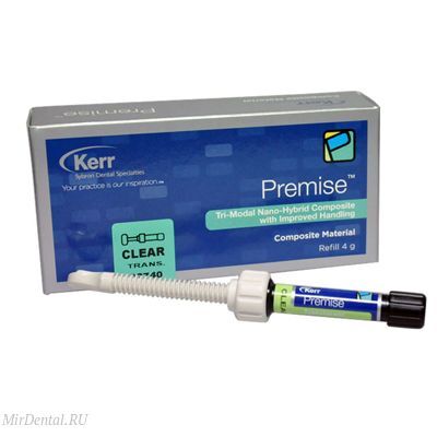 Premise Syringe Refill- композитный мат-л, отбеленный оттенок XL2 (белый), 1 шприц 4 г Kerr