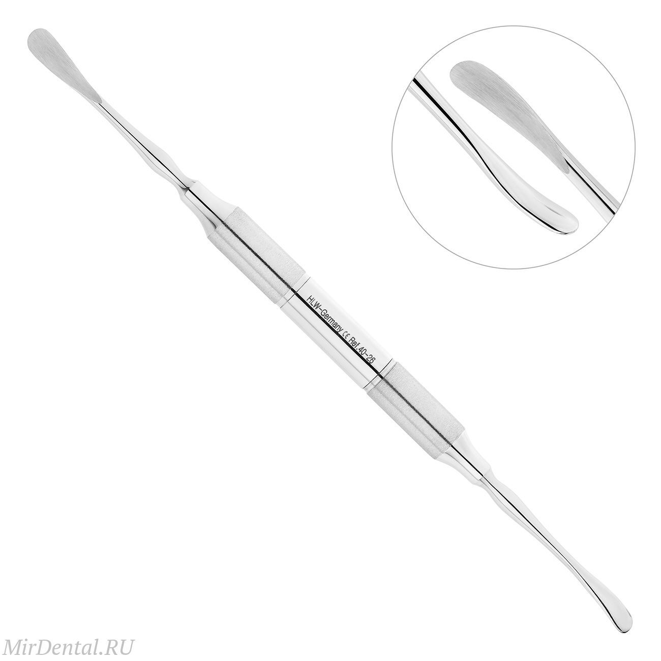 Распатор Freer, ручка DELUXE, диаметр 10 мм, острый/тупой, 5,0-6,0 мм, 40-26*