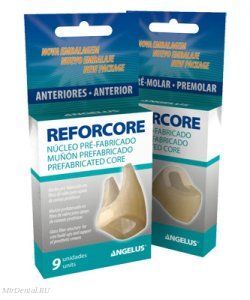 Заготовка культевая стекловолоконная - Reforcore Anterior, для фронтальных зубов, уп/3 размера х 3шт