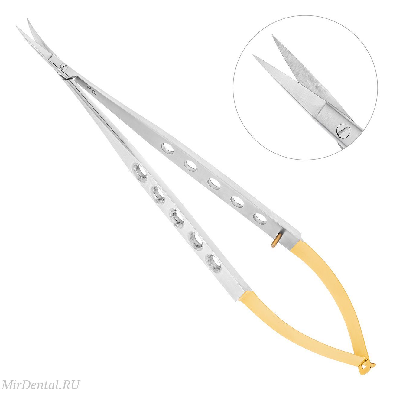 Ножницы-микро изогнутые Micro Schere TC, 17 см, 19-23B*