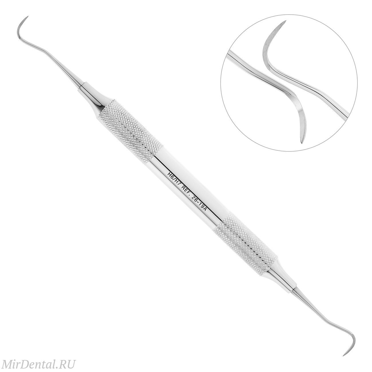 Скейлер парадонтологический, форма H6/H7, ручка CLASSIC, диаметр 10 мм, 26-19A*