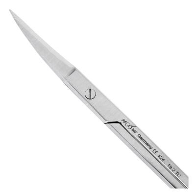 Ножницы изогнутые Iris TC 11,5см, 19-2TC* HLW Dental (Германия)