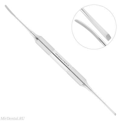 Распатор, ручка DELUXE, диаметр 10 мм, 2,5-2,5 мм, 40-24* HLW Dental (Германия)