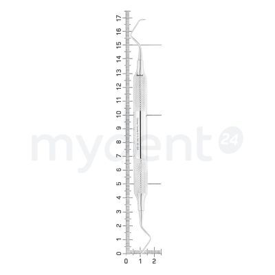 Кюрета парадонтологическая Gracey, форма 9/10, ручка CLASSIC, диаметр 10 мм, 26-40A* HLW Dental (Германия)