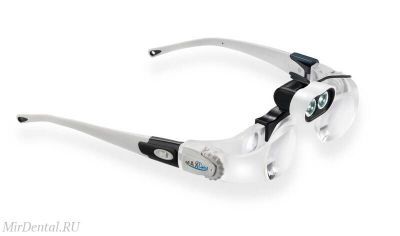 MaxDETAIL Бинокулярные лупы очки с осветителем Headlight Led Eschenbach (Германия)