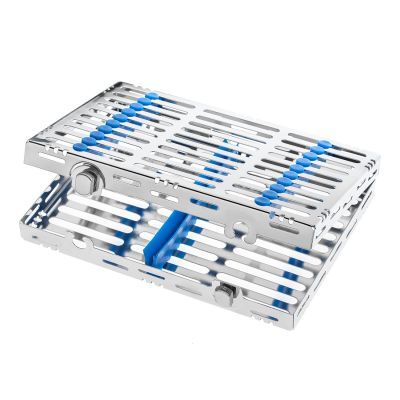 Лоток для хранения и стерилизации инструментов, 205x145x34 мм, 15-52* HLW Dental (Германия)
