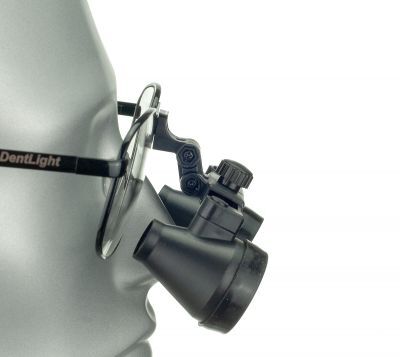 iZoom 2,5х бинокулярная откидная стоматологическая лупа DentLight (США)