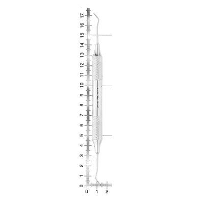 Скейлер парадонтологический, форма 204SD, ручка CLASSIC, ø 10 мм, 26-57A* HLW Dental (Германия)
