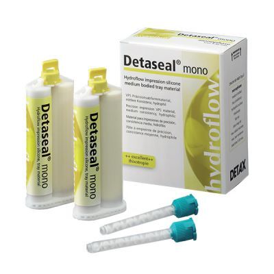 Detaseal hydroflow mono монофазный силикон для оттисков, 2х50 мл DETAX