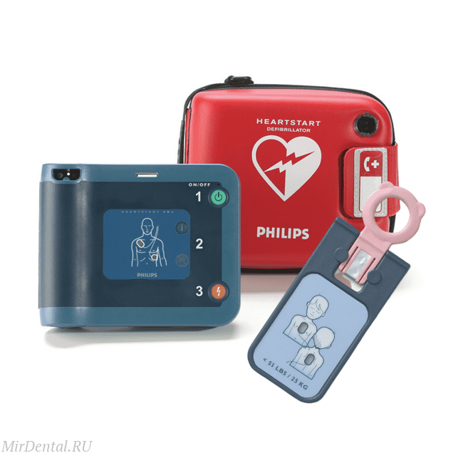 Philips HeartStart FRx Автоматический наружный дефибриллятор с ключом для дефибрилляции детей