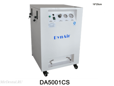 DA5001CS Компрессор с кожухом, 53 л/мин, ресивер 22 л, безмасляный, на 1 установку с внешним вакуумным агрегатом JIANGSU DYNAMIC MEDICAL TECHNOLOGY CO., LTD (Китай)