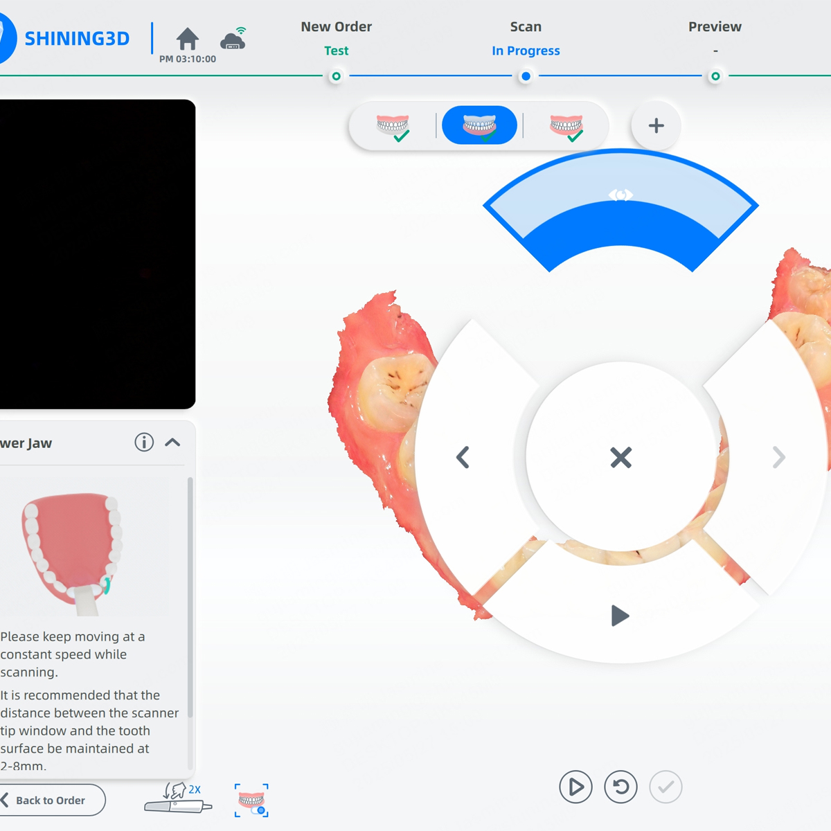Простота интерфейса Shining 3D
