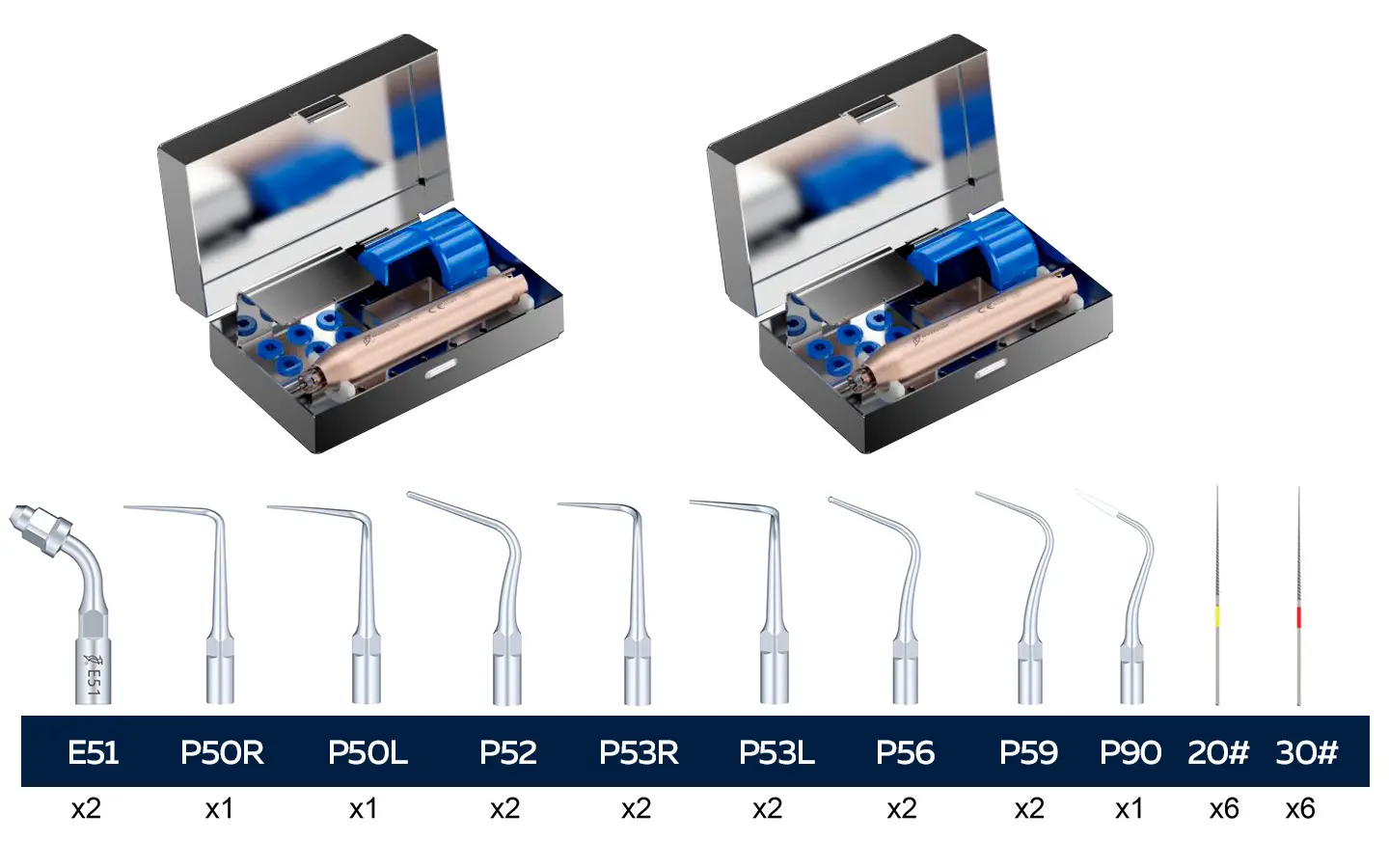 Комплектация ультразвукового скалера PT Master 5 Woodpecker