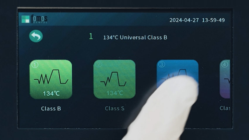 Цветной сенсорный экран 4.3 дюйма автоклава Fomos Foster Plus