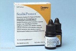 Seal & Protect, 2 флакона х 4,5 мл - световой герметик для корневого дентина
