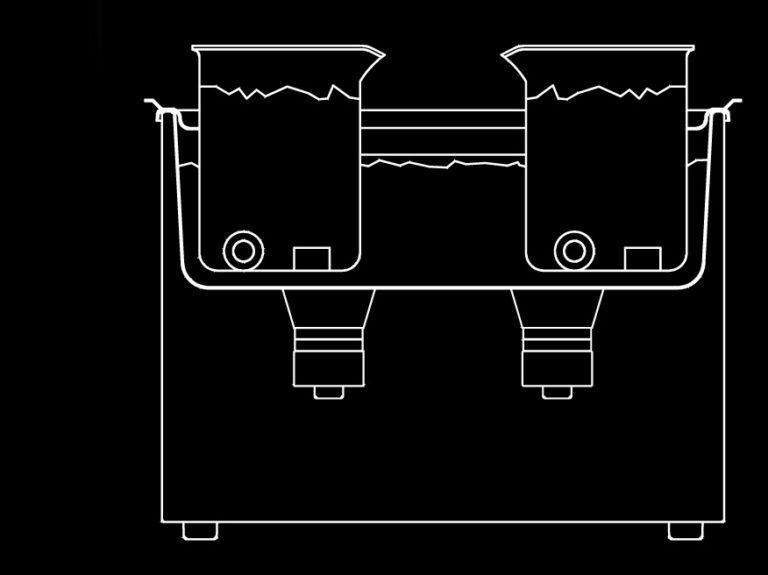 Непрямой метод очистки в стаканах