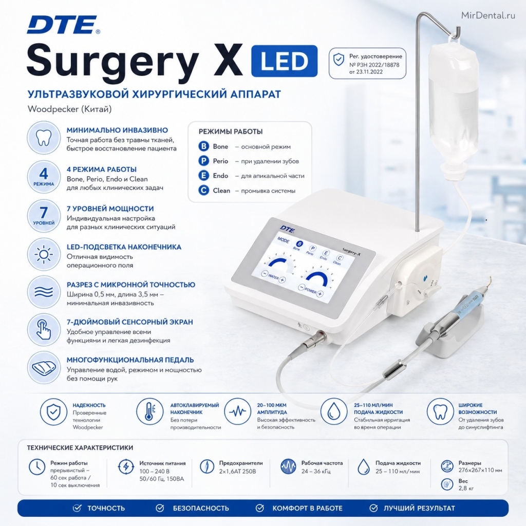 DTE Surgery X LED Аппарат хирургический ультразвуковой