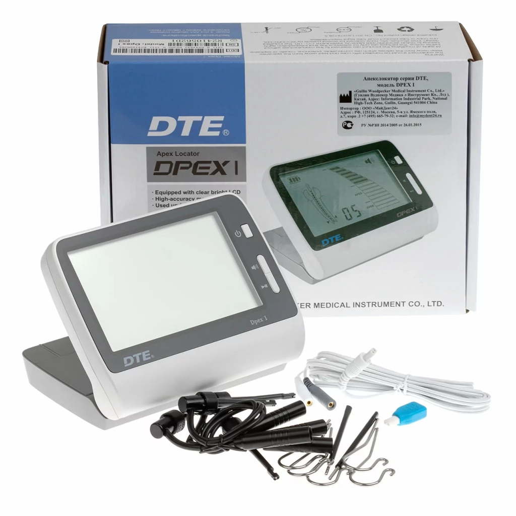 Комплектация апекслокатора DTE DPEX 1