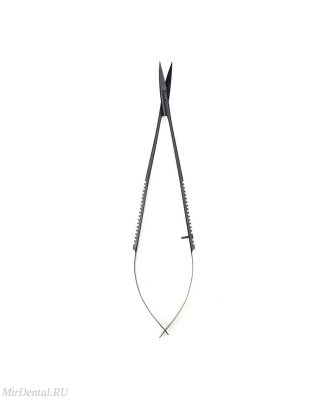 Ножницы микрохирургические изогнутые по плоскости Westcott 11см (остроконечные) Medenta-Instruments (Пакистан)  131-265-TN