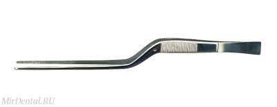 Пинцет для мягких тканей с насечками, 18см Medenta-Instruments (Пакистан)  05-227-18