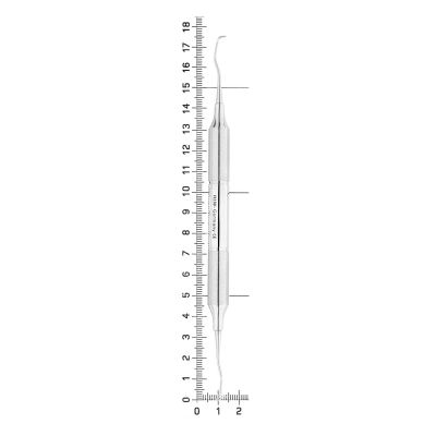 Кюрета парадонтологическая Gracey, форма 1/2, ручка DELUXE, диаметр 10 мм, 26-36B* HLW Dental (Германия)