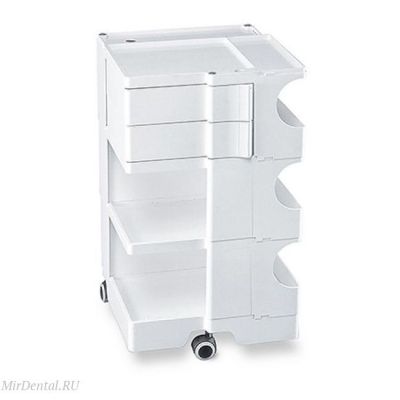 Implantboy - передвижная тумба с двумя ящиками для имплантатов и инструментов, с полкой для физиодиспенсера