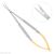 Ножницы хирургические изогнутые Castroviejo-Gomel TC, 14 см, 19-28TC* HLW Dental (Германия)