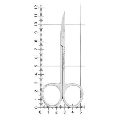Ножницы хирургические изогнутые Iris, 11,5 см, 19-2* HLW Dental (Германия)