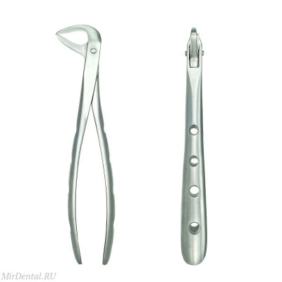 Щипцы для экстракции корней нижней челюсти 111-080-74M-HL Medenta-Instruments (Пакистан)  111-080-74M-HL