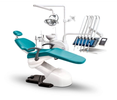 WOD 550 Стоматологическая установка, верхняя подача инструментов Woson (Китай)  WOD550VP