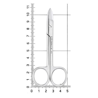 Ножницы коронковые, зубчатая поверхность, 10 см, 19-18* HLW Dental (Германия)