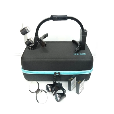 ITS-RUS-SET-M Комплект налобного осветителя с бинокулярными лупами 3,5x ITS-x Pro (Китай-Россия)  