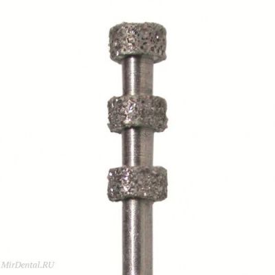 Бор алмазный 834 018 FG, синий, 5 шт. Форма: маркер глубины (цилиндр из 3-х частей).