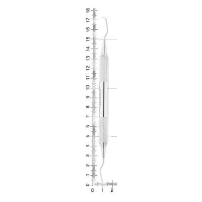 Кюрета парадонтологическая Langer, 5/6, ручка CLASSIC, ø 10 мм, 26-34A* HLW Dental (Германия)