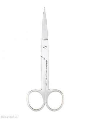 Ножницы прямые Standard 14 см (остроконечные) Medenta-Instruments Co (Пакистан)