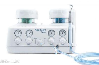 AquaCare Twin Стоматологическая водно-абразивная система Velopex