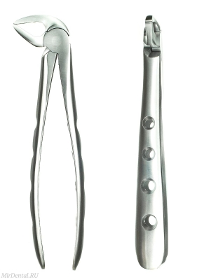 Щипцы для экстракции корней нижних зубов (детские) 111-040-33S-HL Medenta-Instruments (Пакистан)  111-040-33S-HL