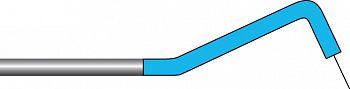 Электрод для SERVOTOME  F10422, I 22CA Для разрезания синий прямой d-0,22 мм