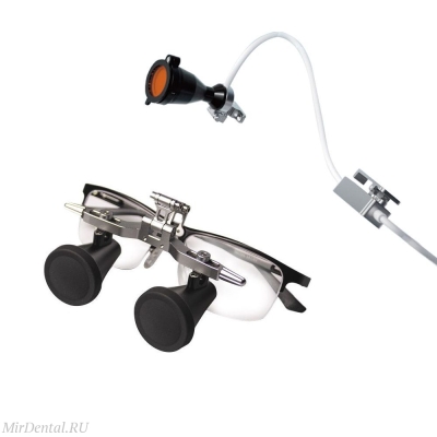 Бинокулярные лупы Dialog с проводным осветителем Dialog (Eighteeth) Китай  