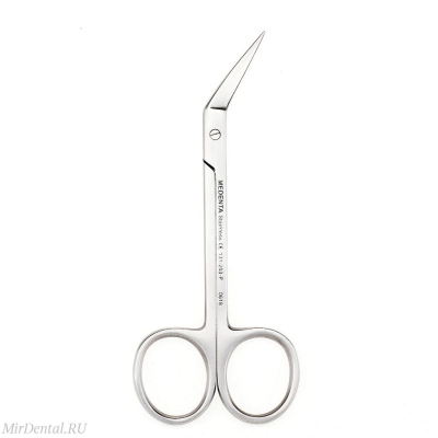 Ножницы изогнутые по ребру, Iris, 131-203-P Medenta-Instruments (Пакистан)  131-203-P