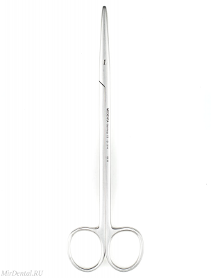Ножницы прямые Metzenbaum Delicate 18 см (тупоконечные) Medenta-Instruments Co (Пакистан)