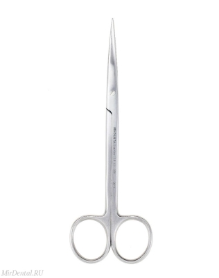 Ножницы прямые Metzenbaum 14 см (остроконечные) Medenta-Instruments (Пакистан)  131-308