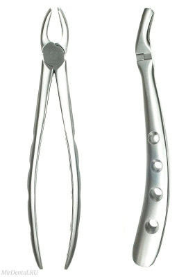 Щипцы для экстракции корней верхних моляров (детские) 111-044-39R-HL Medenta-Instruments (Пакистан)  111-044-39R-HL
