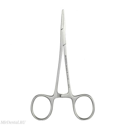 Зажим кровоостанавливающий прямой Micro halstead, 12см Medenta-Instruments Co (Пакистан)